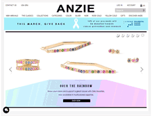 Tablet Screenshot of anzie.com